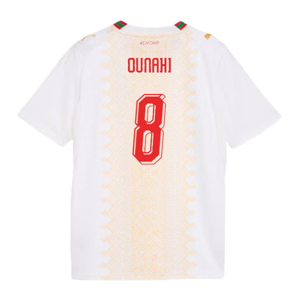 2026-2027 Morocco Away Shirt (Kids) (Ounahi 8)-SoccerKits Hub | Buy Soccer Jerseys Online